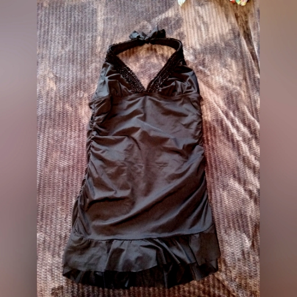 One piece Kenneth Cole black swim dress